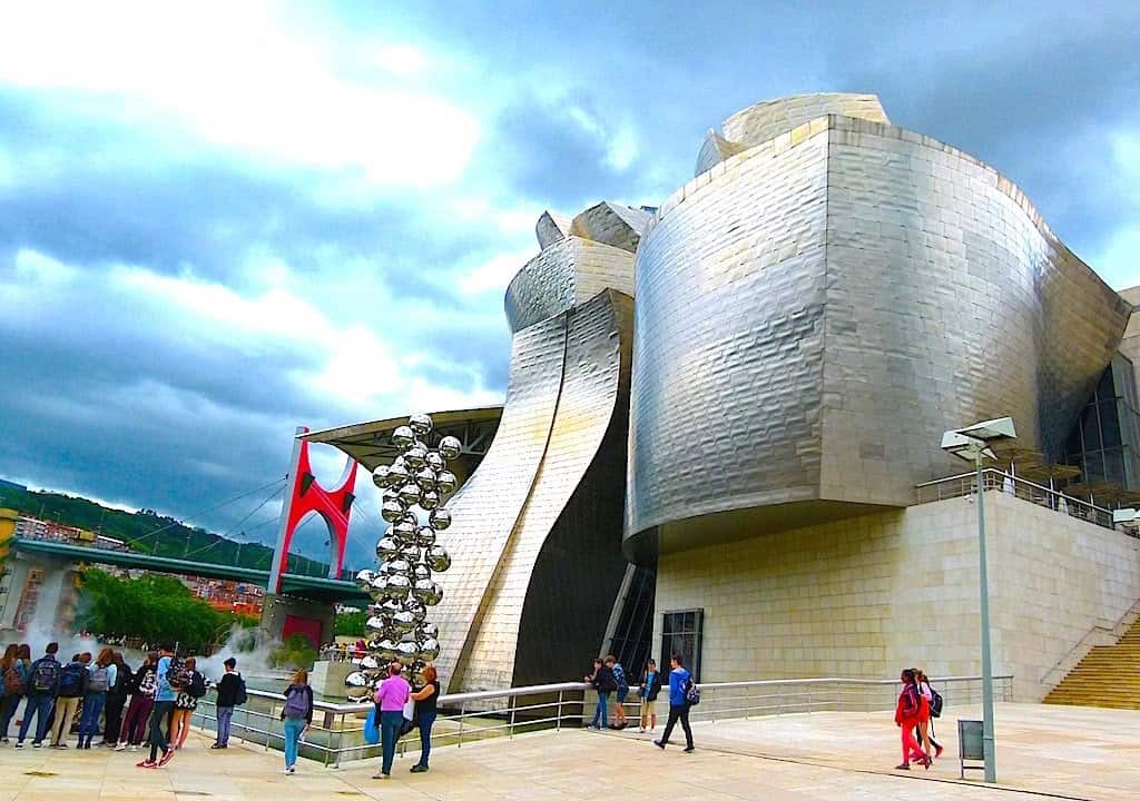 The fantastic Guggenheim Museum that revitalized Bilbao, Spain. Jackie Finch photo.