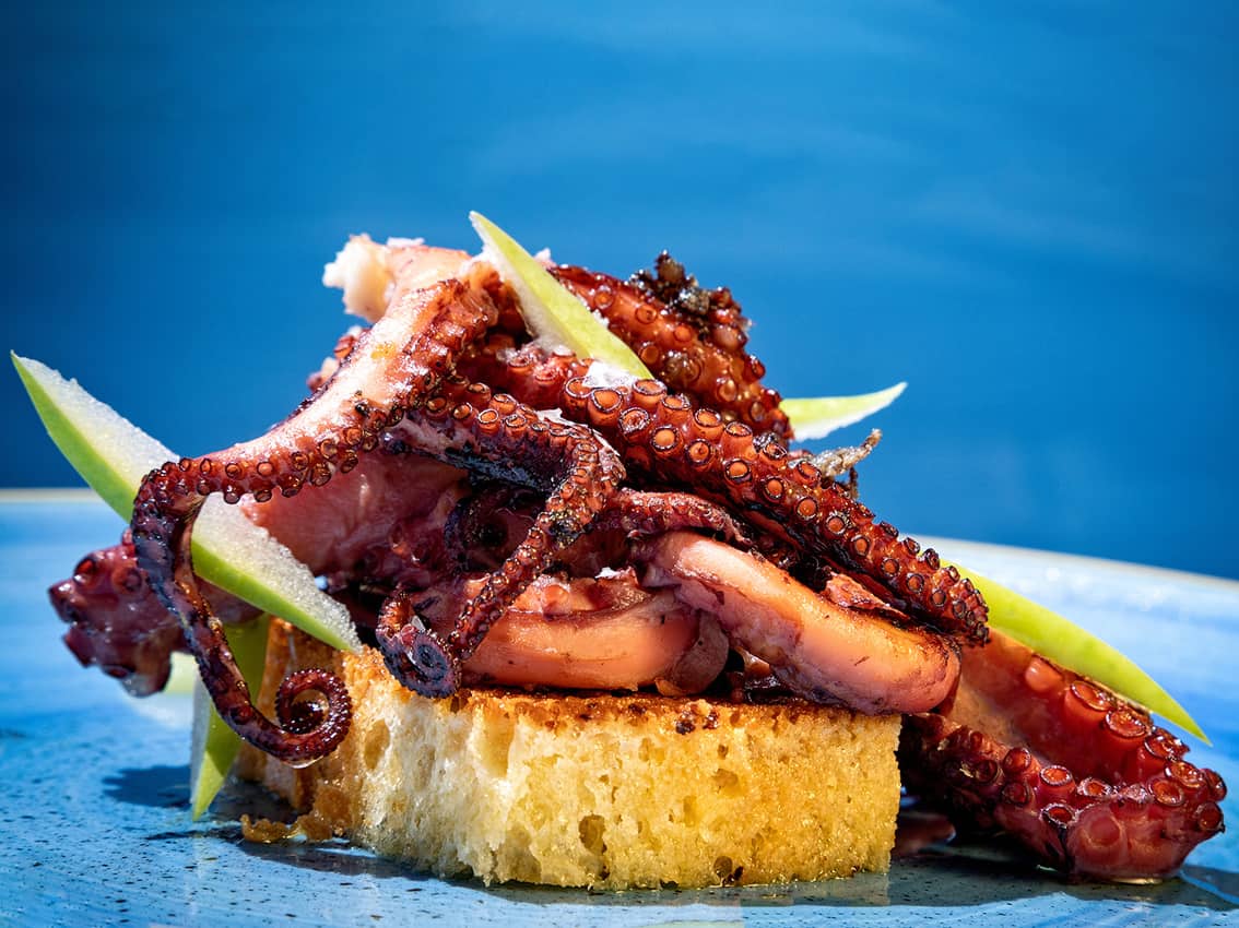 Octopus at Cap Roig Brasserie