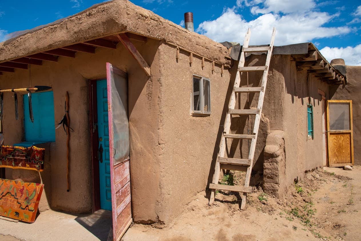 Taos Pueblo, 2000 years of history in New Mexico.