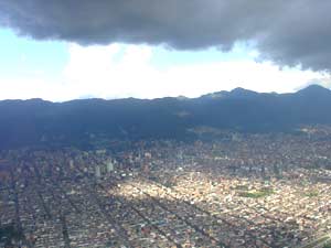 View of Medellin from the air. photos by William Karz.