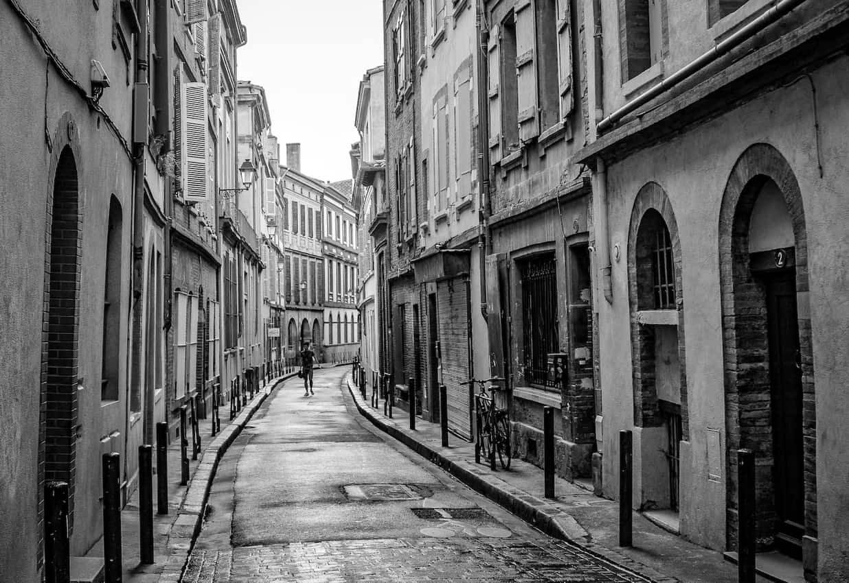 A back street in Toulouse, France. Sarah Heath photos.