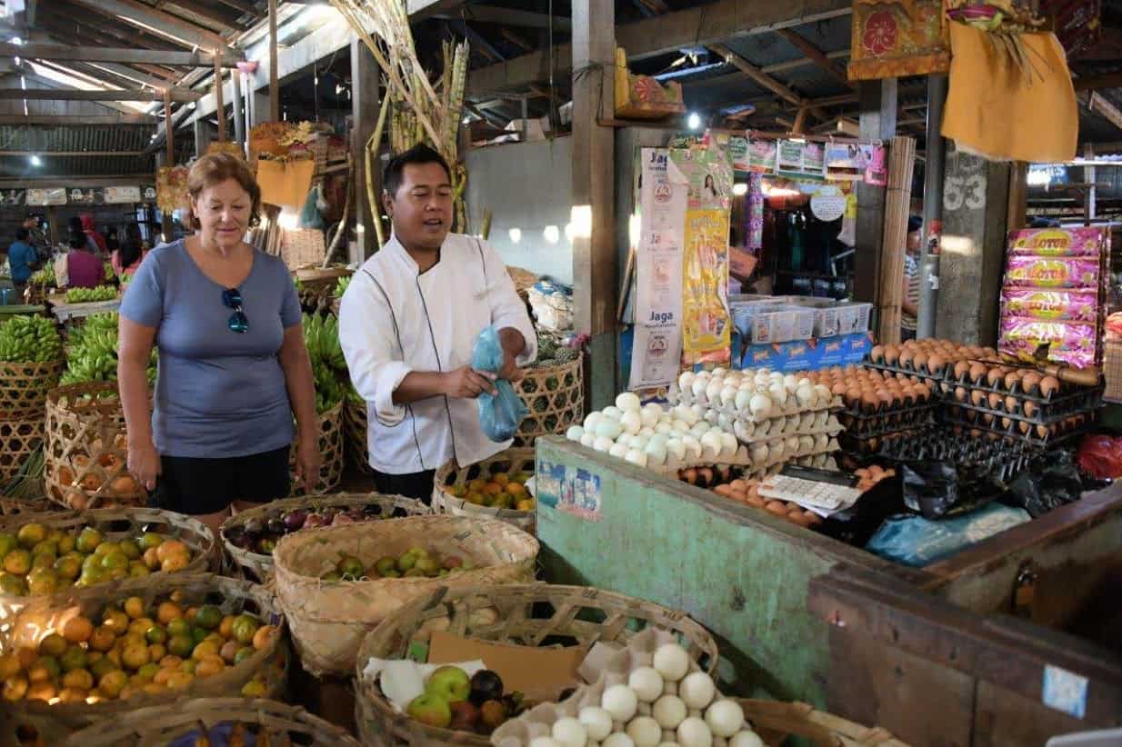 market with the sous chef