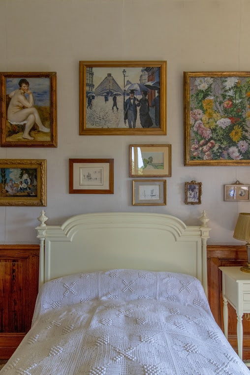 Blanche Monet's bedroom opened in 2014 to the public for the first time.