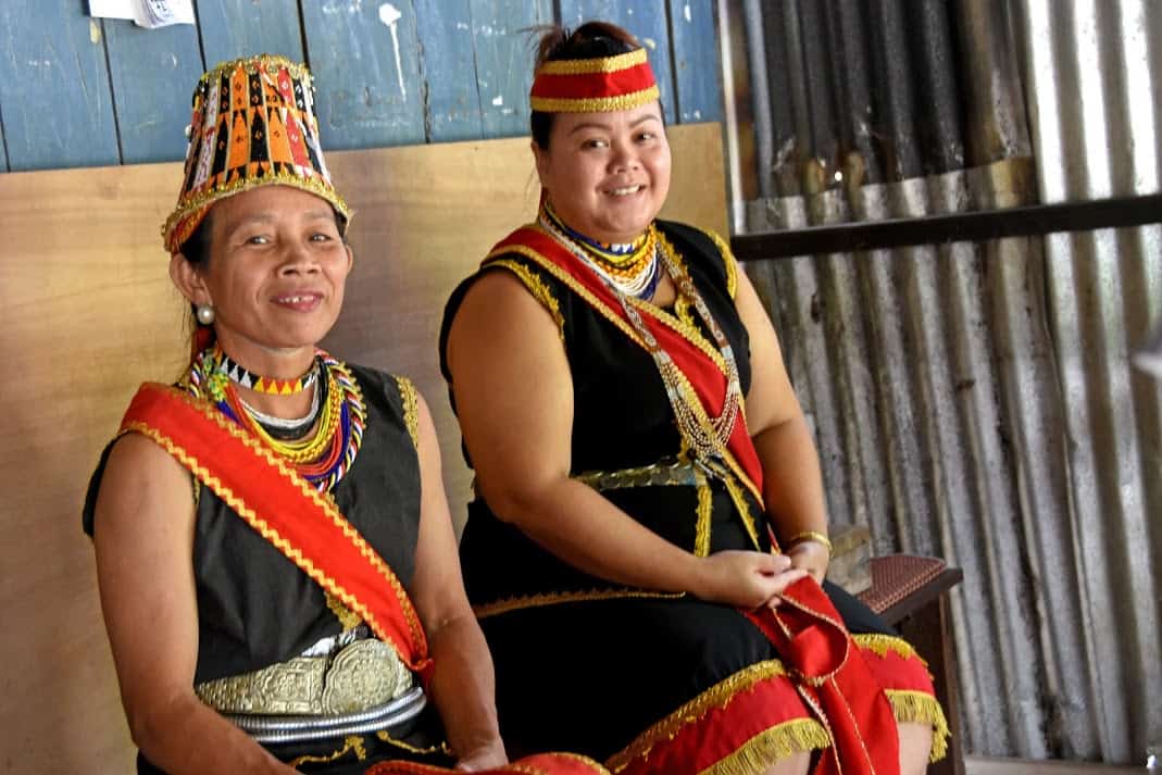 Bidayuh dancers in Kuching Sarawak Borneo Malaysia