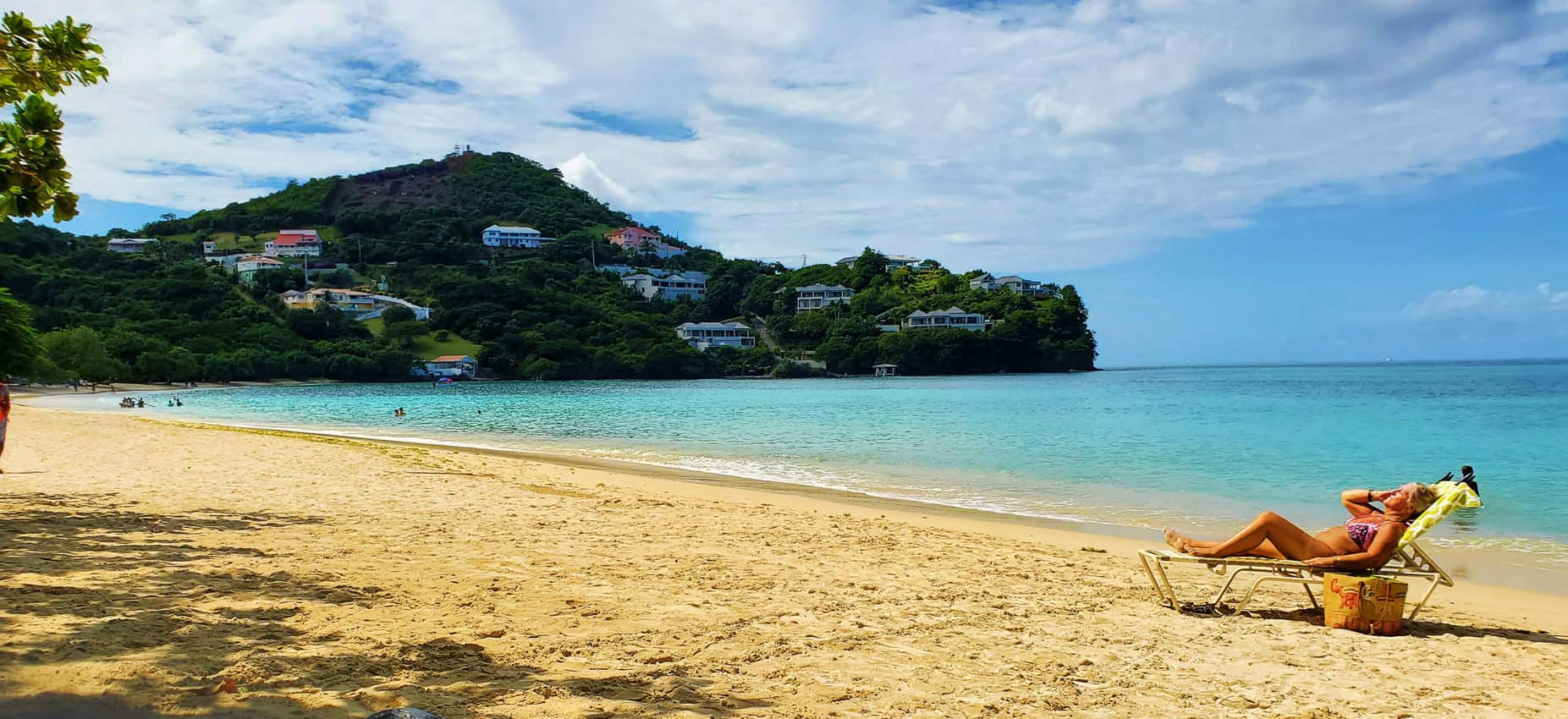 BBC Beach Grenada was our first stop