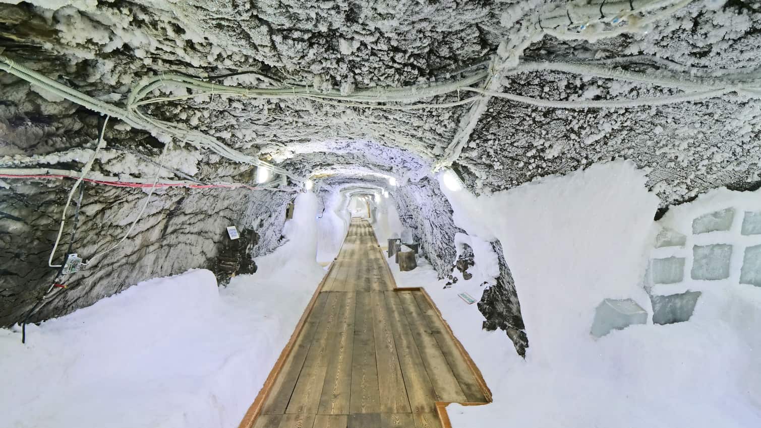 the 50,000 year old Permafrost tunnel in Igarka