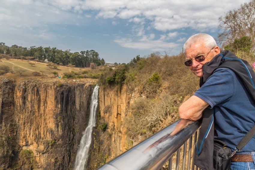 David at Howick Falls, Howick, South Africa.