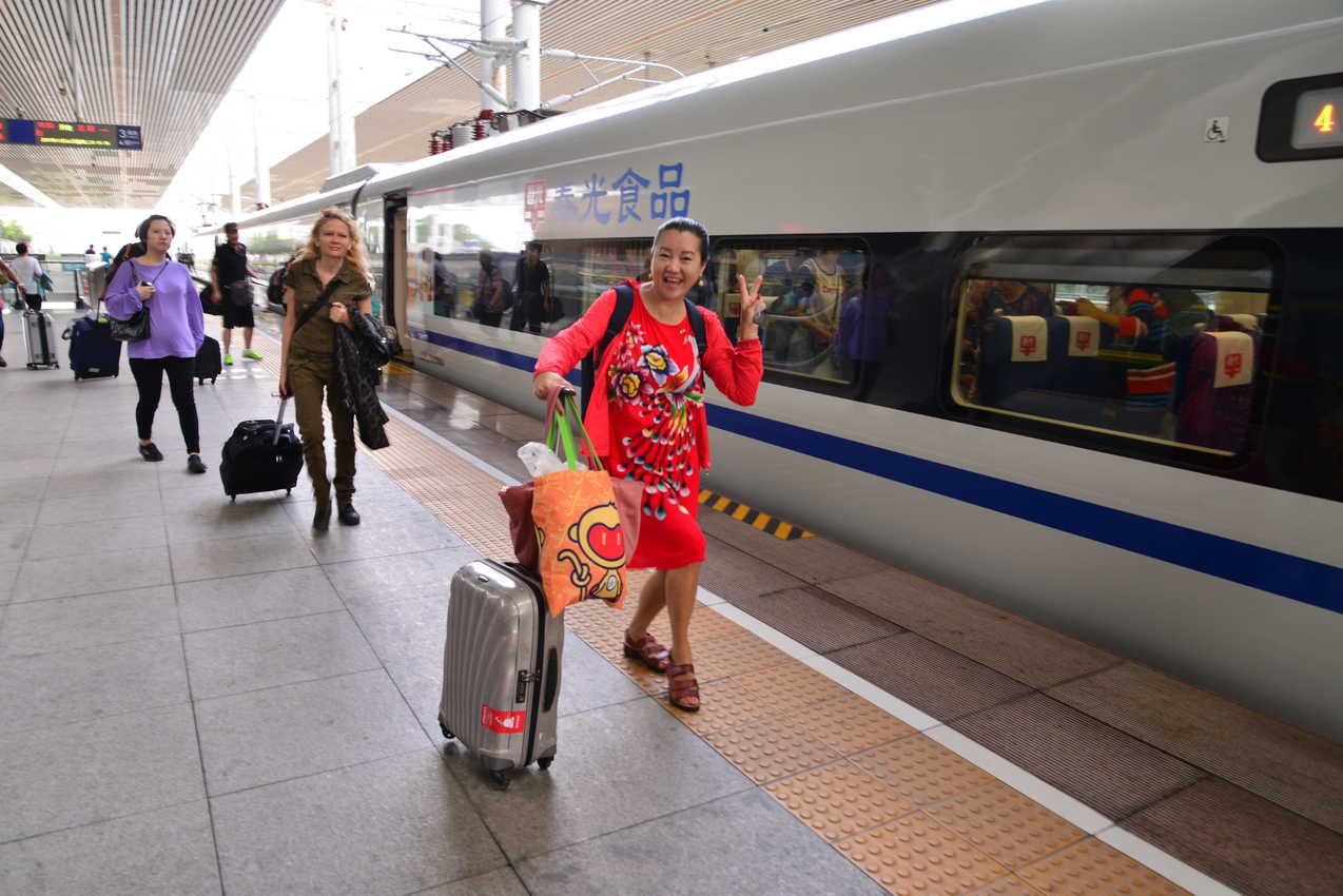 High Speed Train takes riders from Sanya to Haikou in 90 minutes or less at 175 mph.