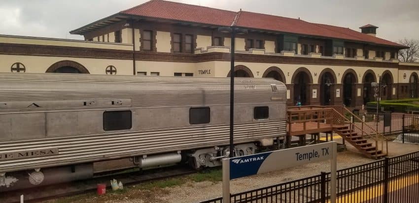 Amtrak station in Temple AZ