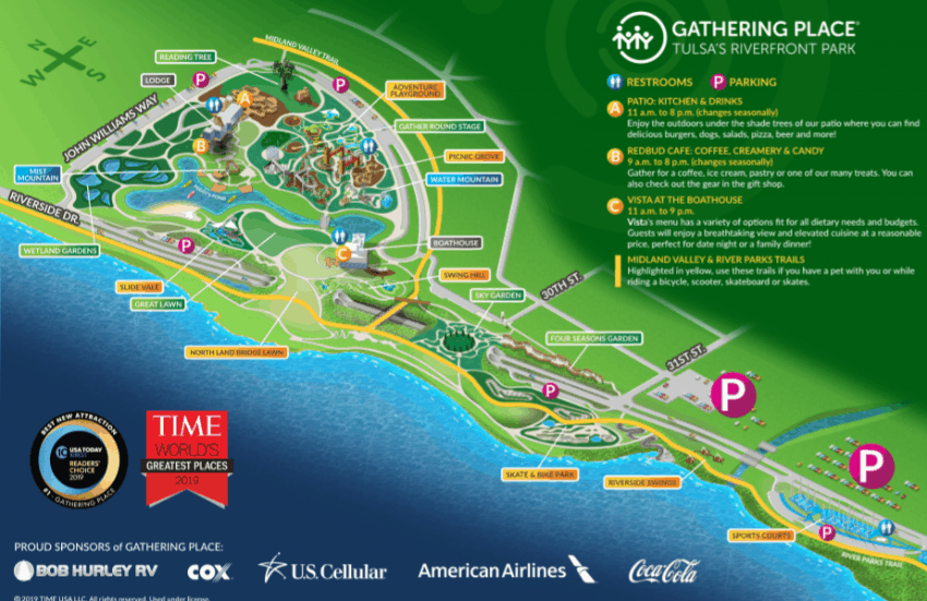 A map of Gathering Place