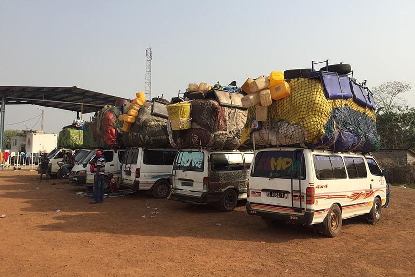 The Guinea Sierra Leone border