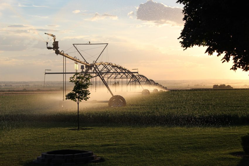 Irrigation rig in Southern Idaho, bringing life to Magic Valley.