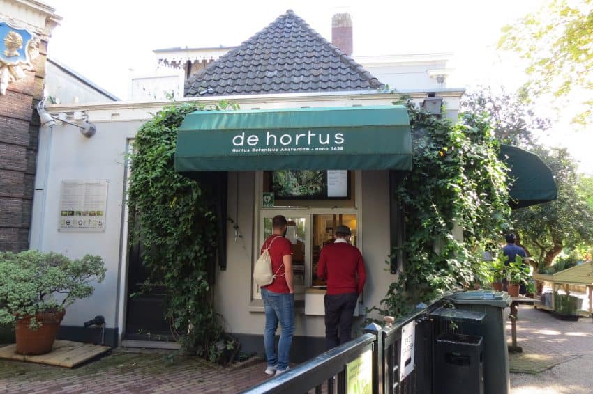 The entry to the de hortus is part of the former director's home built in the 17th century Photo Credit: Sharon Kurtz 