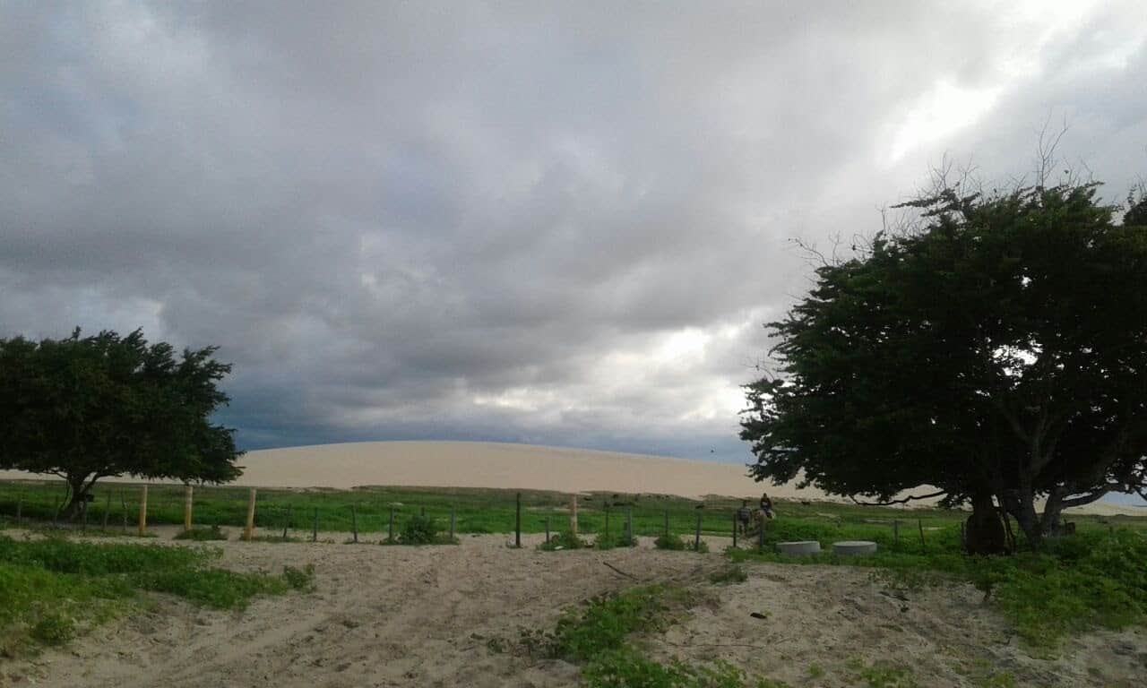 The Duna do Sol, an iconic vista in Jericoacoara, Brazil.