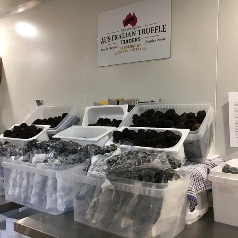 A cornucopia of black truffles 
