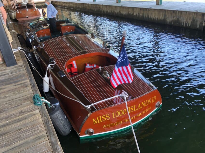 Antique Boat Museum's Miss Thousand Islands III, ready to roll.