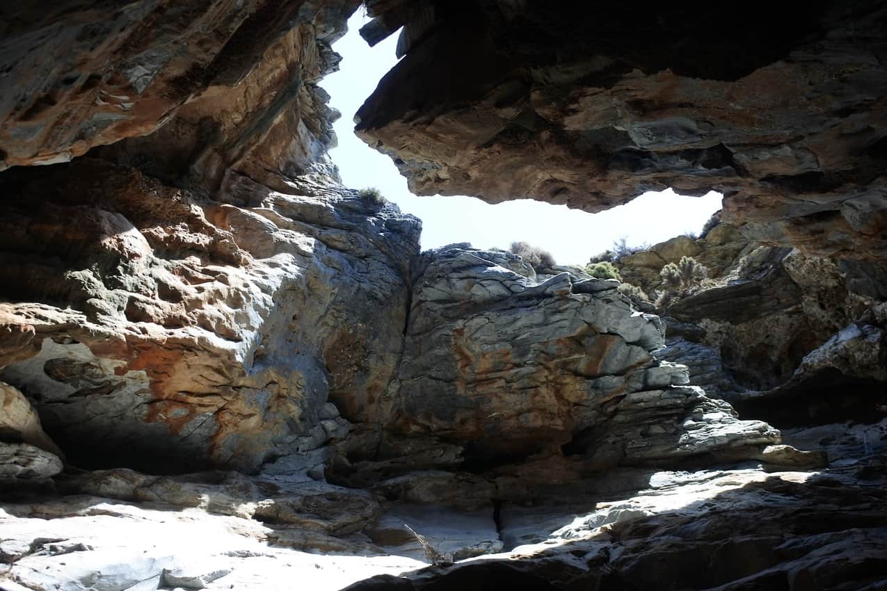 caves near Zorkos beach