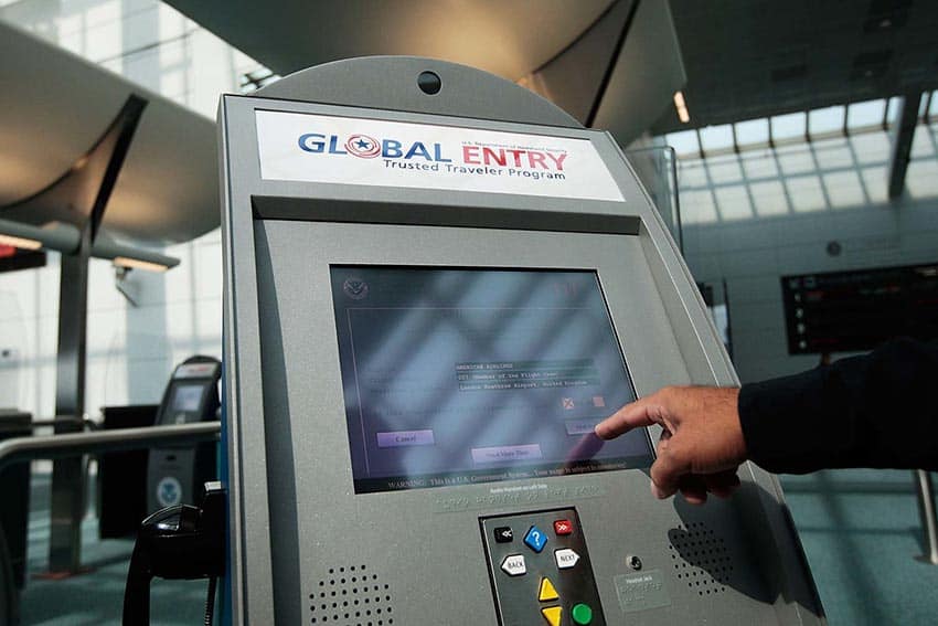 global entry kiosk