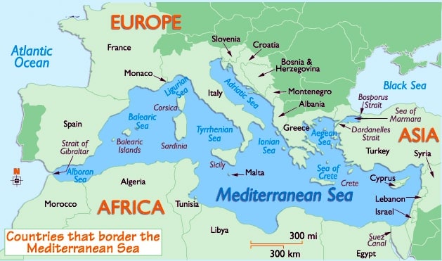 Malta in the Mediterranean Sea