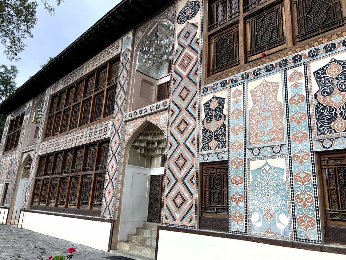Facade of Sheki Palace of the Khans