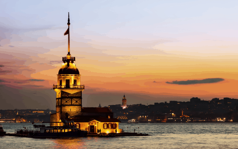 Maiden Tower, Istanbul.