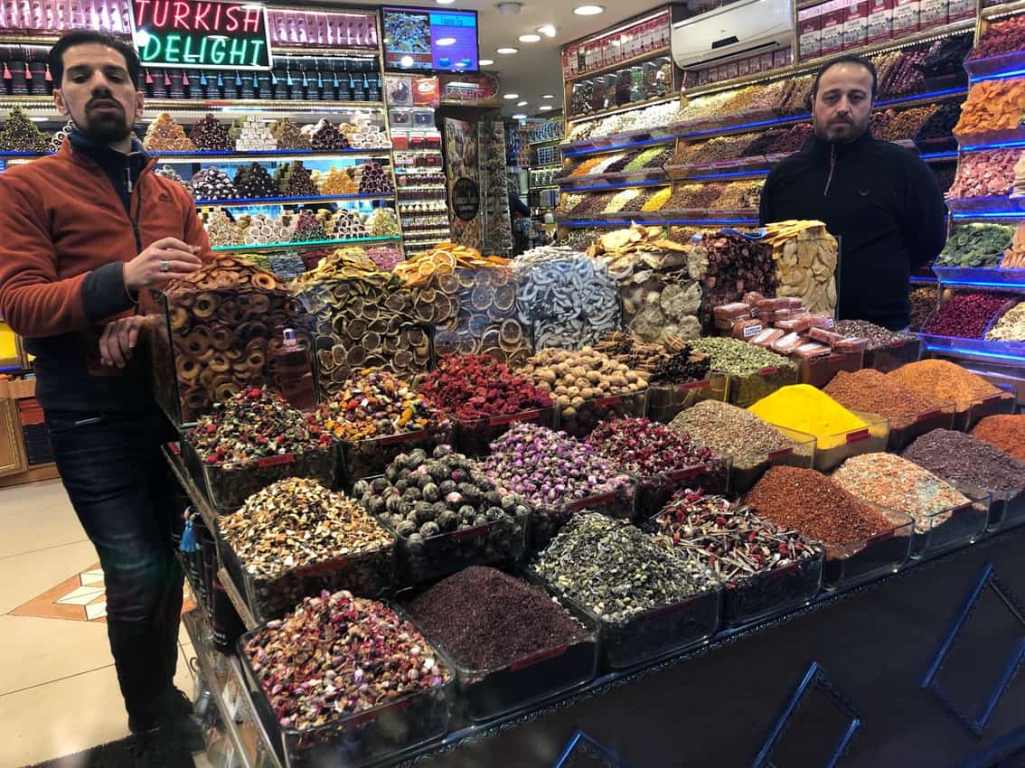 Vendors in the Grand Bazaar of Istanbul, Turkey. Max Hartshorne photos.
