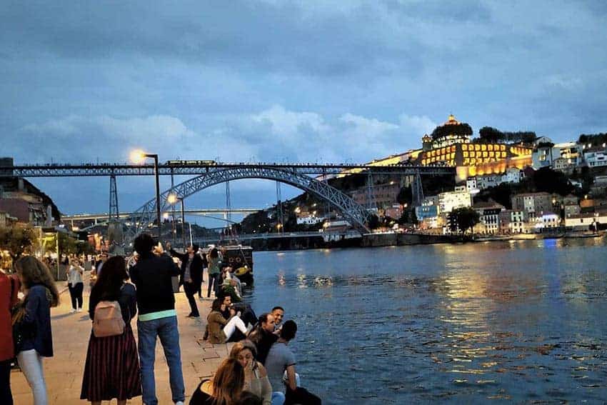 The Ribeira, by the Douro river in Porto. NR Venkatesh photo.