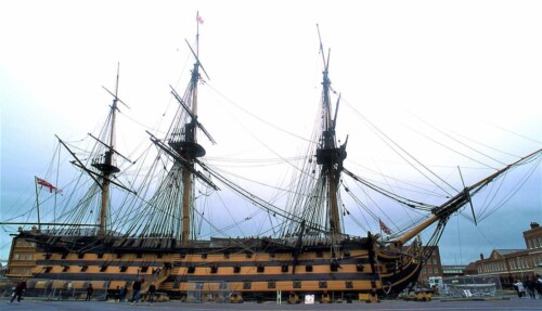 HMS Victory in Portsmouth England