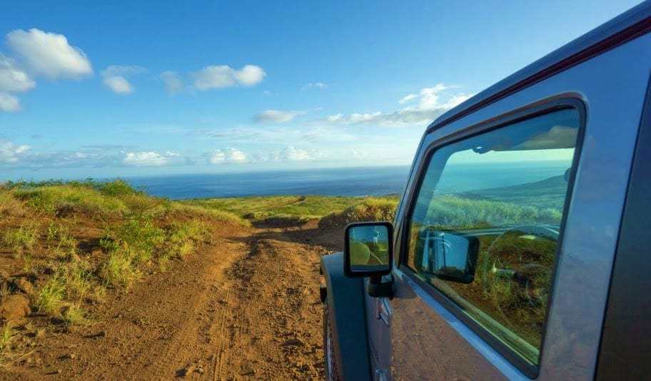 Heading out to Explore Lanai by Jeep