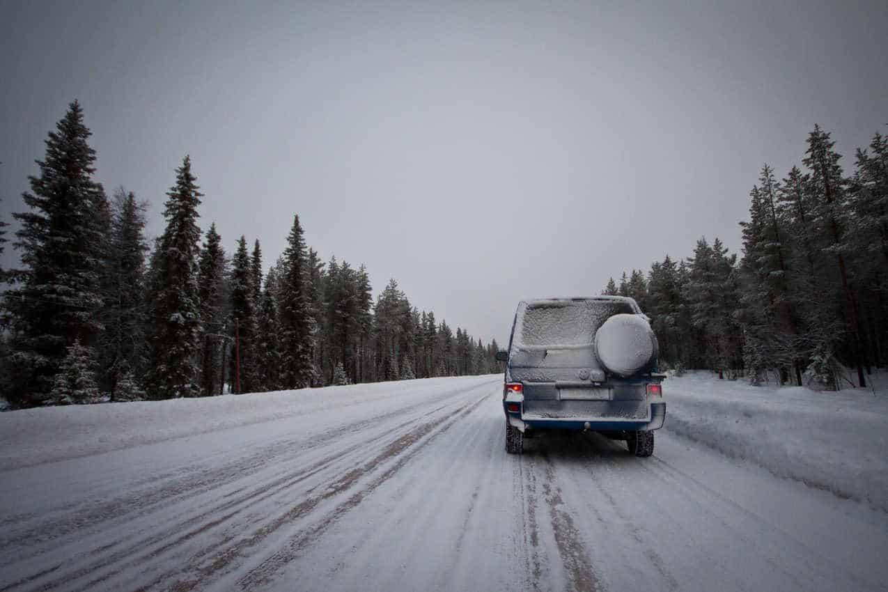 It took some practice to get used to driving on those roads in Sweden.
