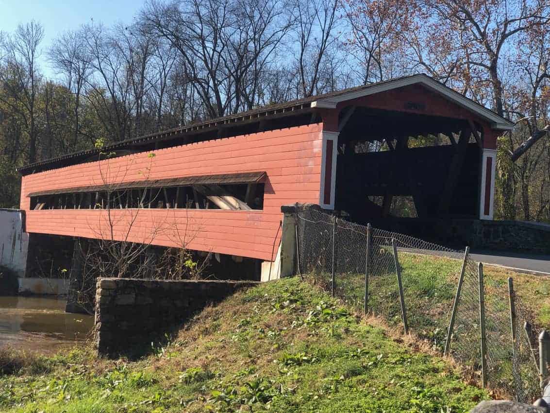 One of the three covered bridges outside of Wilmington Delaware.