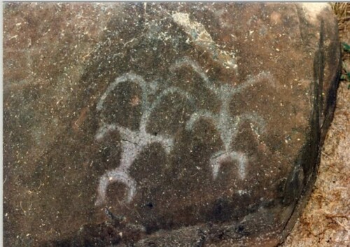 Poaiwa Bird Man Petroglyphs on Lanai