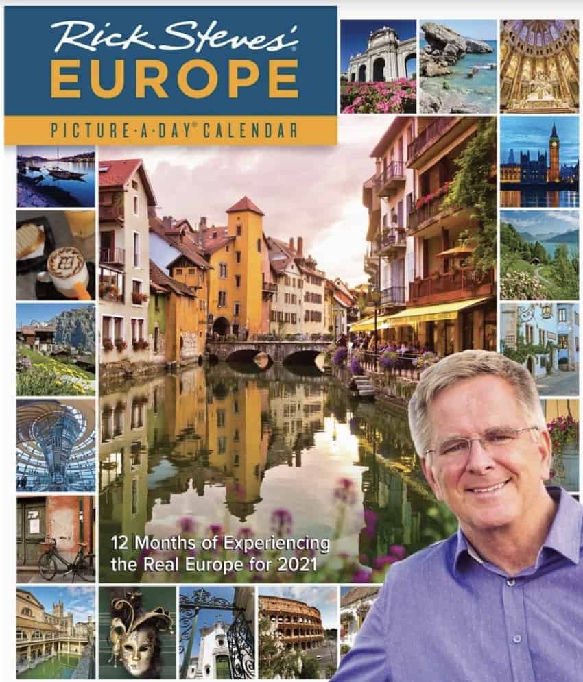 Rick Steves Page a day Europe calendar.