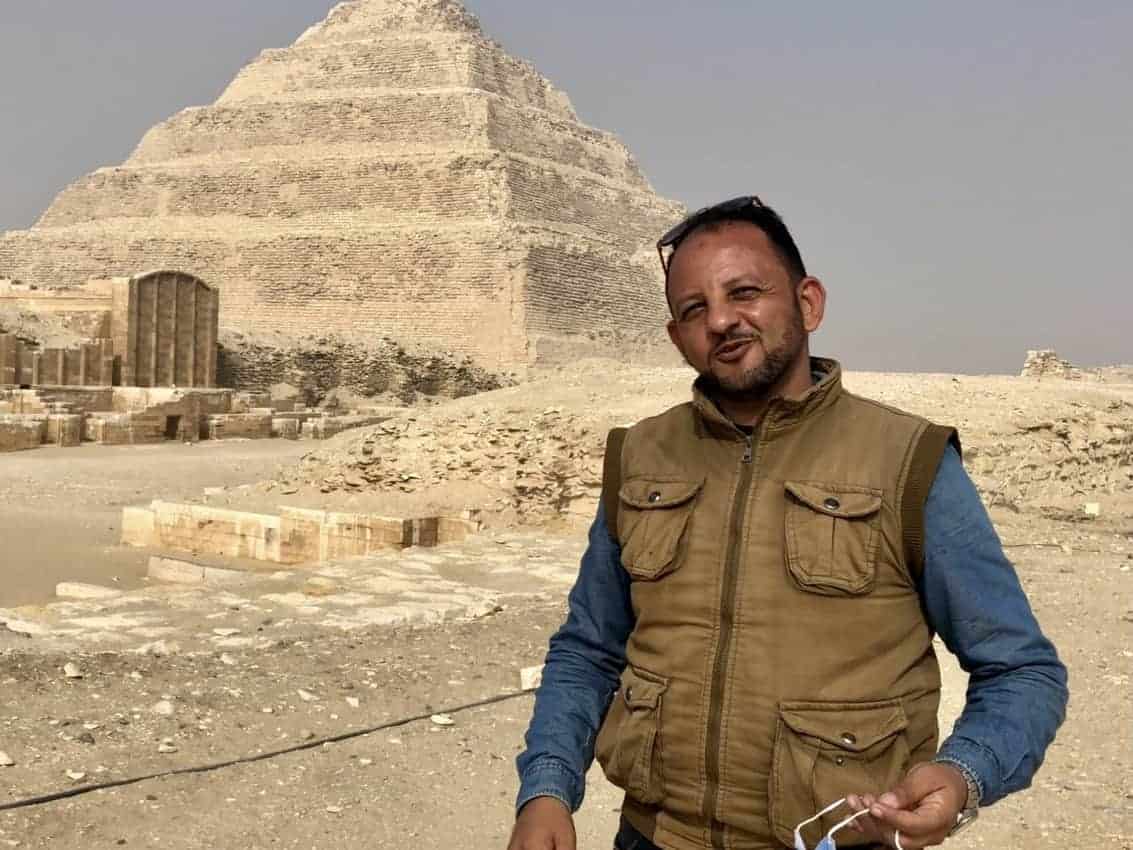 Mohamed Zezo, Egyptologist guide, who goes by Zezo