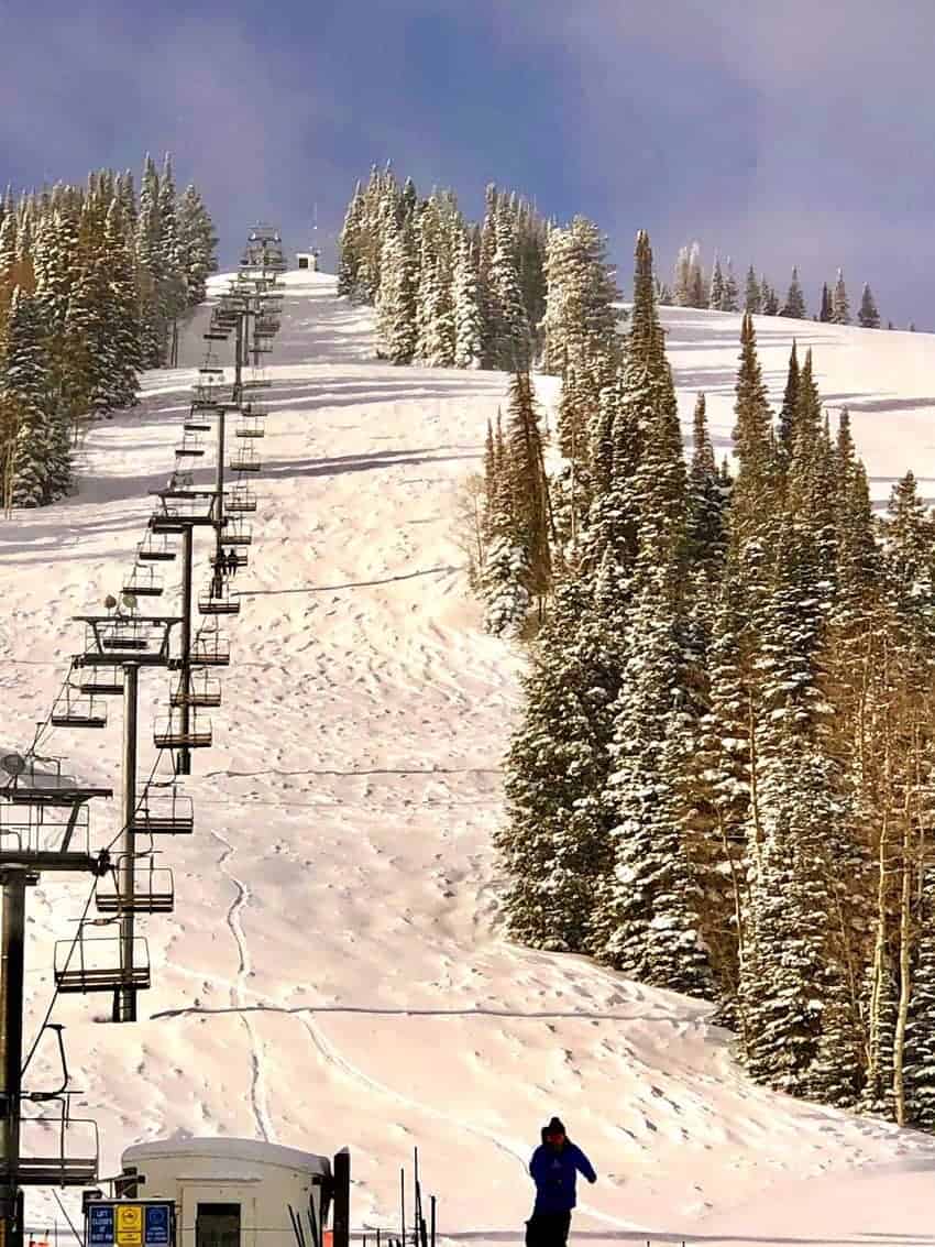 Powder Mountain is one of the biggest ski areas in the US, on 8664 acres of Federal land.
