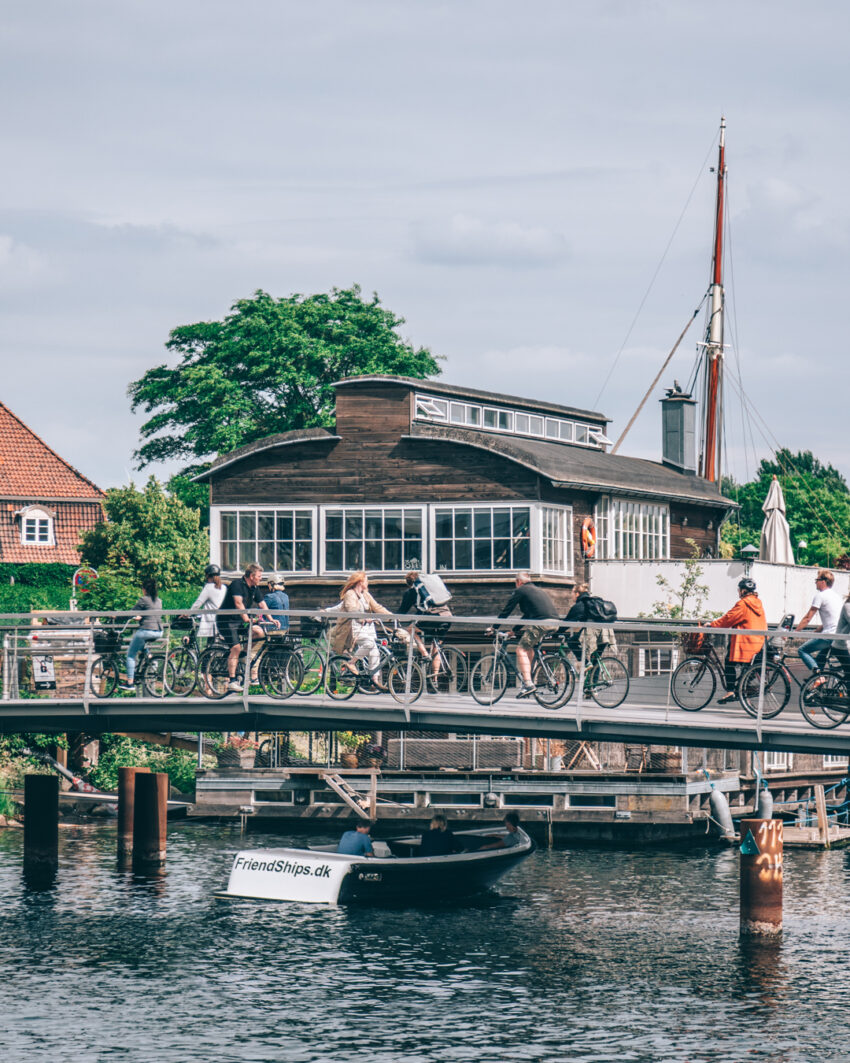 Bikers enjoying the city. Refshaleoen Visit Copenhagen Photos.