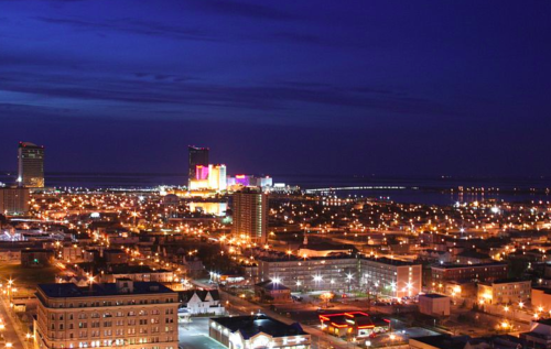 Atlantic City, New Jersey by night. Ron Miguel photo.