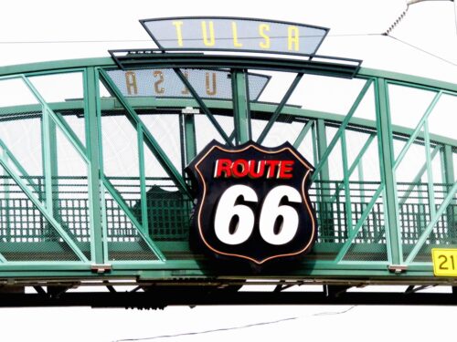 Tulsa Route 66 marker Photo by Beth Reiber