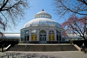 New York Botanical Garden's Grand Conservatory Palm Dome. Constructed in 1902. Photos by  Thomas Bricker
