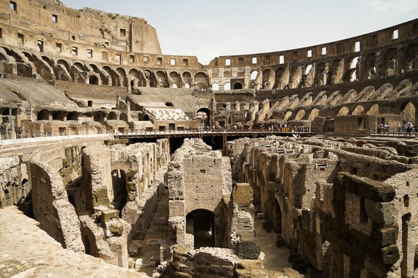 The Colosseum today. It is known to attract 20,000 visitors a day.
