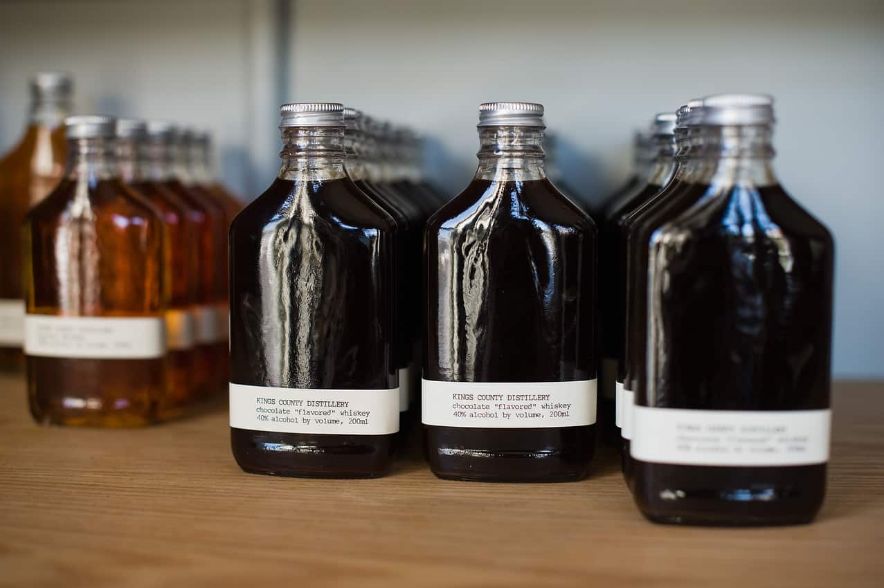 Chocolate Flavored Whiskey at Kings County Distillery Photo by Bobby Doherty