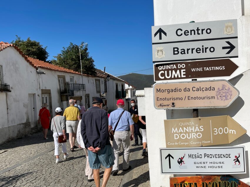 Walking tour of Provesende Portugal from the Scenic Azure.