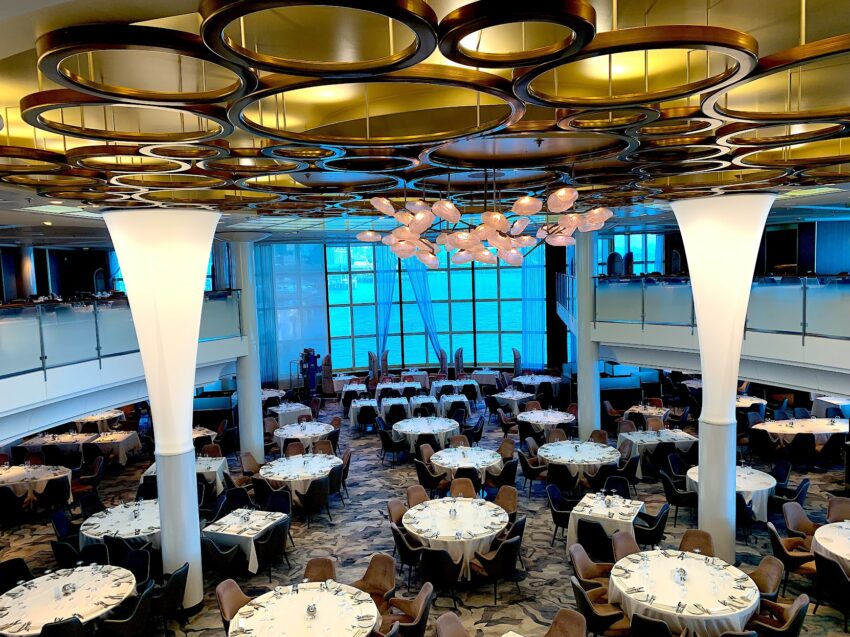 Metropolitan dining room on the Celebrity Millenium.