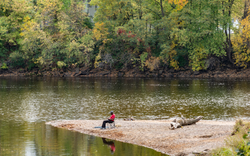 The Eau Claire River provides plenty of options for water sports, from kayaking to to swimming to fishing.
