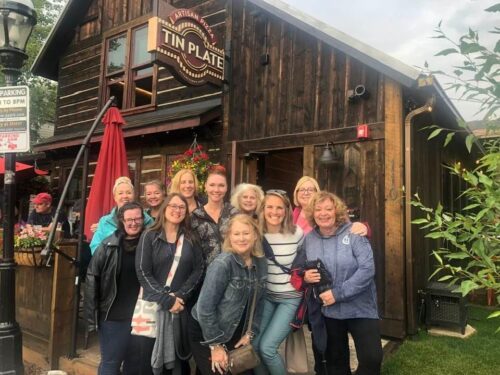 Our Wonderful Group of Gal Travelers in Breckenridge