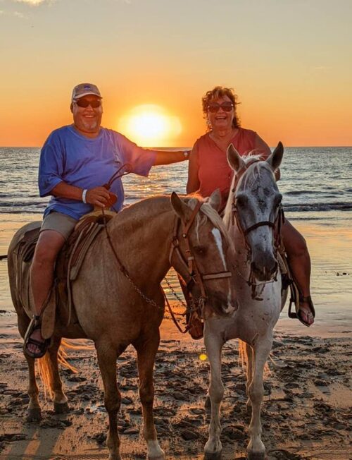 Sunset Horseback Ride in Riviera Nayarit in Nuevo Vallarta.