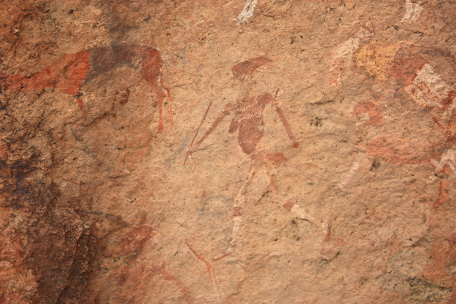 2000 year old painting of the White Lady photo by Tom Daughton