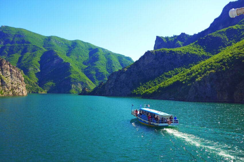 Lake Komani Albania
