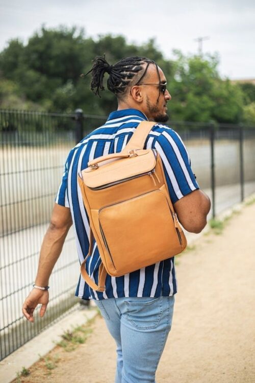 Leather backpack from Luis Steven for Valentines