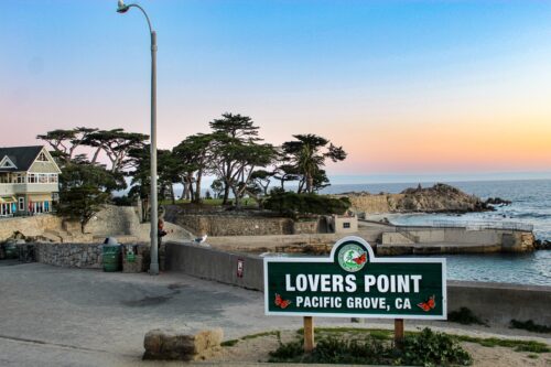 Lovers Point, a scenic part of beautiful Pacific Grove California.